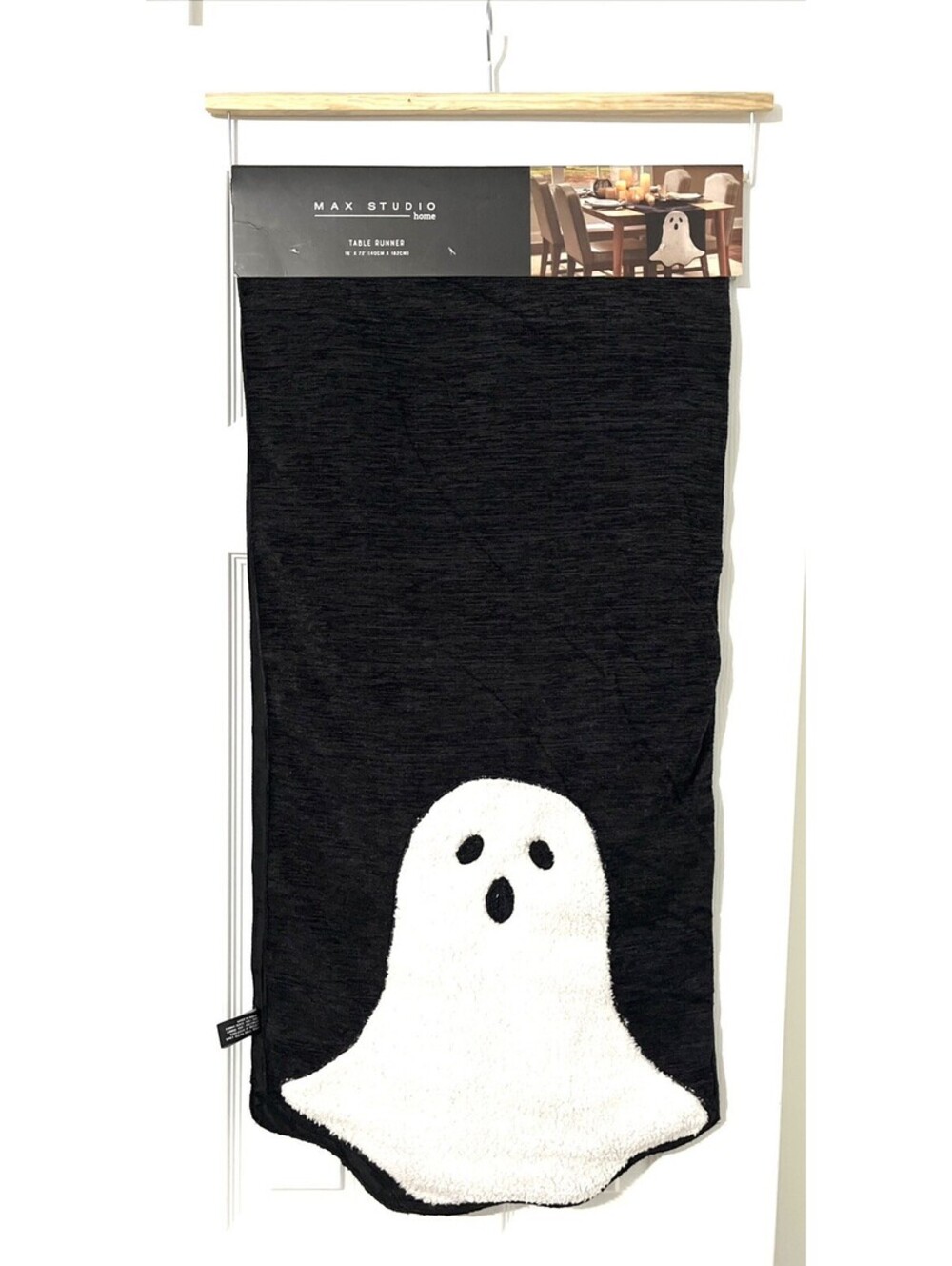 Max Studio Home Table Runner 16" x 72" NEW Halloween Ghost Fall Halloween